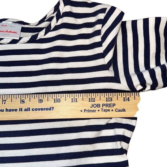 Hanna Andersson sz 12 Y rainy day hedgehog striped dress 2018 - Picture 6 of 7